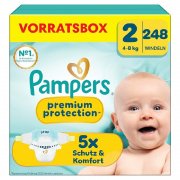 Pampers Premium Protection Gr. 2 (248 Stk.) f&uuml;r 31,93&euro; bei Amazon