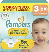 Pampers Premium Protection Gr. 3 (210 Windeln) f&uuml;r 37,34&euro; bei Amazon