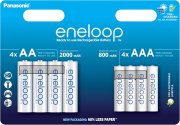 Panasonic eneloop 8er-Pack AA/Mignon + AAA/Micro NI-MH Akkus