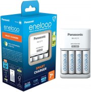 Panasonic eneloop BQ-CC17 Smart Ladeger&auml;t inkl. 4 eneloop AA 2000 mAh Akkus