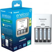 Panasonic eneloop BQ-CC51C Ladeger&auml;t inkl. 4 eneloop AAA/Micro-Akkus