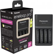Panasonic ENELOOP Smart Plus BQ-CC55 Ladeger&auml;t inkl. 4 St&uuml;ck AA/Mignon-Akkus