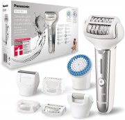 Panasonic ES-EL9A-S503 7-in-1 Wet & Dry Damen Epilierer mit K&ouml;rperb&uuml;rste
