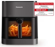 Panasonic NF-CC500SXE Hei&szlig;luftfritteuse / Air Fryer mit Sichtfenster + sanfter Dampfzugabe (5 L)