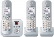 PanasonicKX-TG6823GS DECT Schnurlostelefon mit 3 Mobilteile und Anrufbeantworter