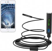 Pancellent 1200P HD Endoskopkamera mit LED-Licht f&uuml;r Android und iOS