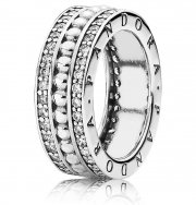 Pandora Ring "Pandora Logo 190962CZ", 925er Silber f&uuml;r 69&euro; statt 99&euro;