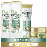 Pantene Pro-V Miracles Haarpflege Set mit 2x Grow Strong Shampoo + 1x Pflegesp&uuml;lung + 1x Haarmaske