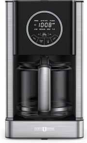 Paris Rh&ocirc;ne 12 Tassen Filterkaffeemaschine mit 1,8L u. 24h Timer