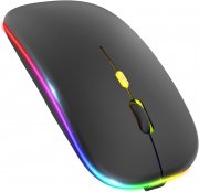 PASONOMI Kabellose Wiederaufladbare Maus mit LED Licht
