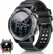 PASONOMI Smartwatch und Aktivit&auml;tstracker mit Telefonfunktion und 30+ Sportmodi