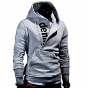 Patchwork Langarm M&auml;nner Pullover Sweatshirt Stand Kragen 100% Baumwolle f&uuml;r 1,99&euro;