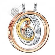 PAULINE & MORGEN "Mom, I Love You" Damen Kette mit Kristallen von SWAROVSKI , Geschenkbox
