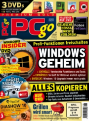 PCgo Premium Gold XXL Jahresabo (12 Ausgaben) f&uuml;r nur 44,95 Euro statt 109,80 Euro