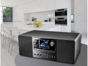 Peaq PDR350BT-B nternetradio mit FM, DAB, DAB+