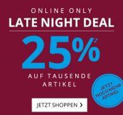 Peek & Cloppenburg Late Night Deal mit 25%