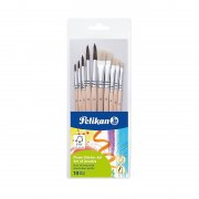 Pelikan Pinsel Starter-Set: 5 Haar- & 5 Borstenpinsel f&uuml;r nur 5,09&euro;