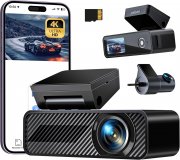 Pelsee P1 Duo 5G Wi-Fi 4K Dashcam mit Park&uuml;berwachung, Super Nachtsicht, G-Sensor
