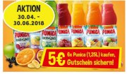 Penny: 6 Flaschen Punica (je 1,25L) f&uuml;r 4,74 &euro; kaufen und 5 &euro; Einkaufsgutschein erhalten