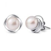  Perlen Ohrstecker 925 Sterling Silber Blumesprache Set Geschenk f&uuml;r Damen f&uuml;r 10,99&euro;