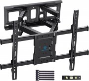 PERLESMITH schwenkbare und neigbare TV Wandhalterung f&uuml;r 37-85 Zoll Flach & Curved Fernseher