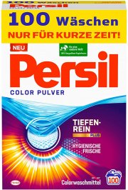 Persil Color Pulver (100 Waschladungen) Colorwaschmittel mit Tiefenrein-Plus