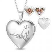 Personalisierte Foto Medaillon Halskette mit Gravur f&uuml;r nur 10,44&euro;