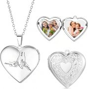 Personalisierte Herz-Kette mit 3 Namen f&uuml;r nur 9,34&euro;