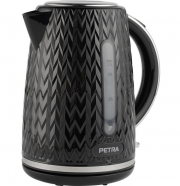 Petra PT3864BLKVDEEU10 Chevron 1,7 Liter Elektrischer Wasserkocher