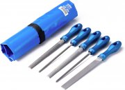 Pferd 5er Werkstattfeilen-Set in PVC-Rolltasche