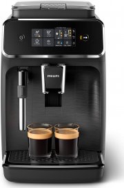 Philips 2200 Serie EP2220/10 Kaffeevollautomat, 2 Kaffeespezialit&auml;ten, Schwarz/Schwarz-geb&uuml;rstet 