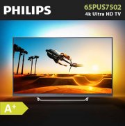 Philips 65PUS7502 65&Prime; Ultraflacher 4K Smart LED-Fernseher f&uuml;r 975&euro; inkl. Versand
