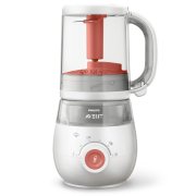 Philips Avent 4-in-1 Babynahrungszubereiter Dampfgarer und Mixer SCF881/01 rot f&uuml;r 99,99&euro;