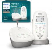 Philips Avent SCD733/26 DECT DECT Babyphone mit Sternenhimmel-Projektion und Gegensprechfunktion