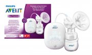 Philips Avent SCF301/02 Elektrische Kompakt-Milchpumpe inkl. Naturnah-Flasche