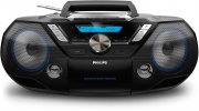 Philips AZB798T/12 Radio DAB+/UKW, Bluetooth, CD, MP3-CD, USB, Kassette, All-in-One-Soundsystem