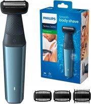 Philips BG3015/15 Bodygroom Series 3000 hautfreundlicher K&ouml;rperrasierer inkl. 3 Kammaufs&auml;tze