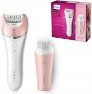 Philips BRP545/00 Satinelle Advanced Nass Trocken Epilierer mit VisaPure Gesichtsreinigungsb&uuml;rste