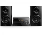  Philips BTM2560/12 Mini Stereoanlage mit Bluetooth (USB, CD, UKW, Alarm, 70 W) schwarz 