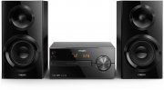 Philips BTM2560/12 Mini Stereoanlage mit Bluetooth, USB, CD, UKW und Alarmfunktion