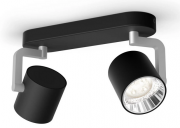 Philips Byrl Dimmbare LED Deckenleuchte 2x 4,3 W schwarz