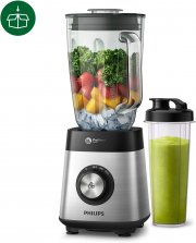 Philips Core HR3573/90 Series 5000 Standmixer mit ProBlend Crush-Technologie und Trinkflasche