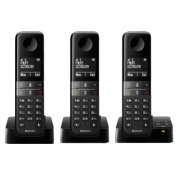 PHILIPS D4553B/39 schnurloses Telefon mit 3 Mobilteilen f&uuml;r 78,99 Euro inkl. Versand bei Saturn