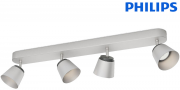 Philips Dender 4x 4 W Deckenleuchte mit 4 schwenkbaren Spots