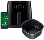 Philips Essential Airfryer XL Connected HD9280/93 mit Alexa Sprachsteuerung inkl. Backform