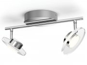 Philips Glissette LED Spots Chrome 2 x 4,5 W