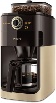 PHILIPS Grind & Brew HD7768/90 Kaffeemaschine mit Glaskanne