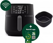 Philips HD9285/93 Connected Airfryer XXL Serie 5000 7,2 Liter Hei&szlig;luft-Fritteuse mit NutriU-App