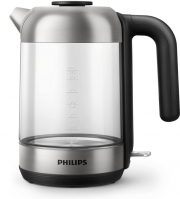 Philips HD9339/80 1.7 LGlas Wasserkocher mit Kontrollanzeige