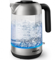 Philips HD9339/80 1.7 Liter Glas Wasserkocher mit Kontrollanzeige